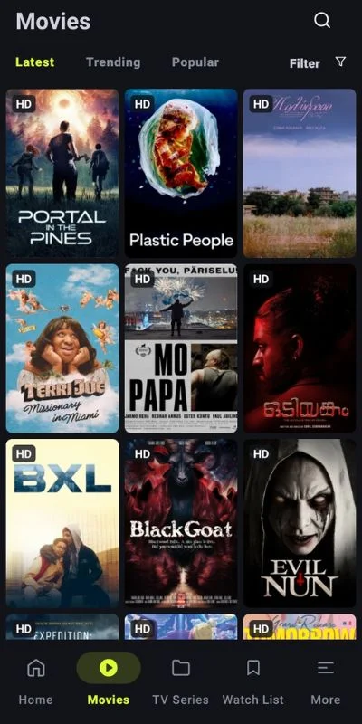 Screenshot of app is shown in the image.